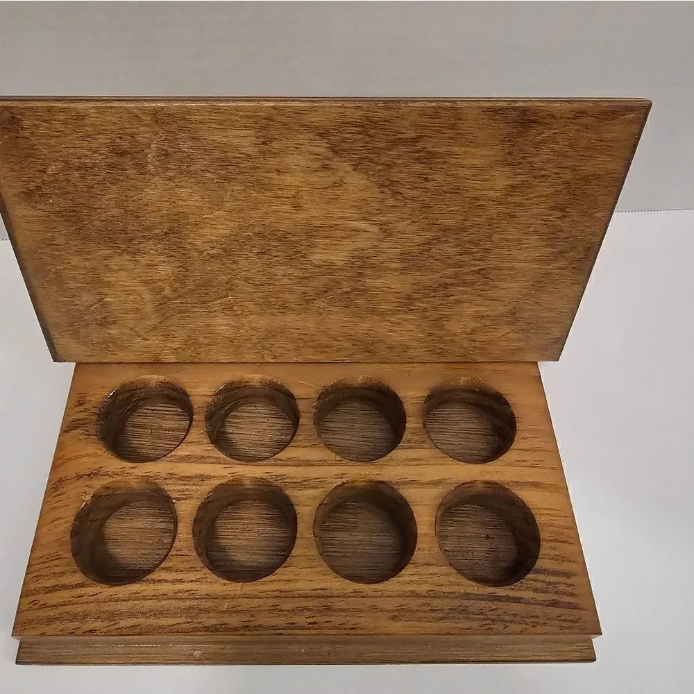 Handmade wooden rings and things jewelry box
